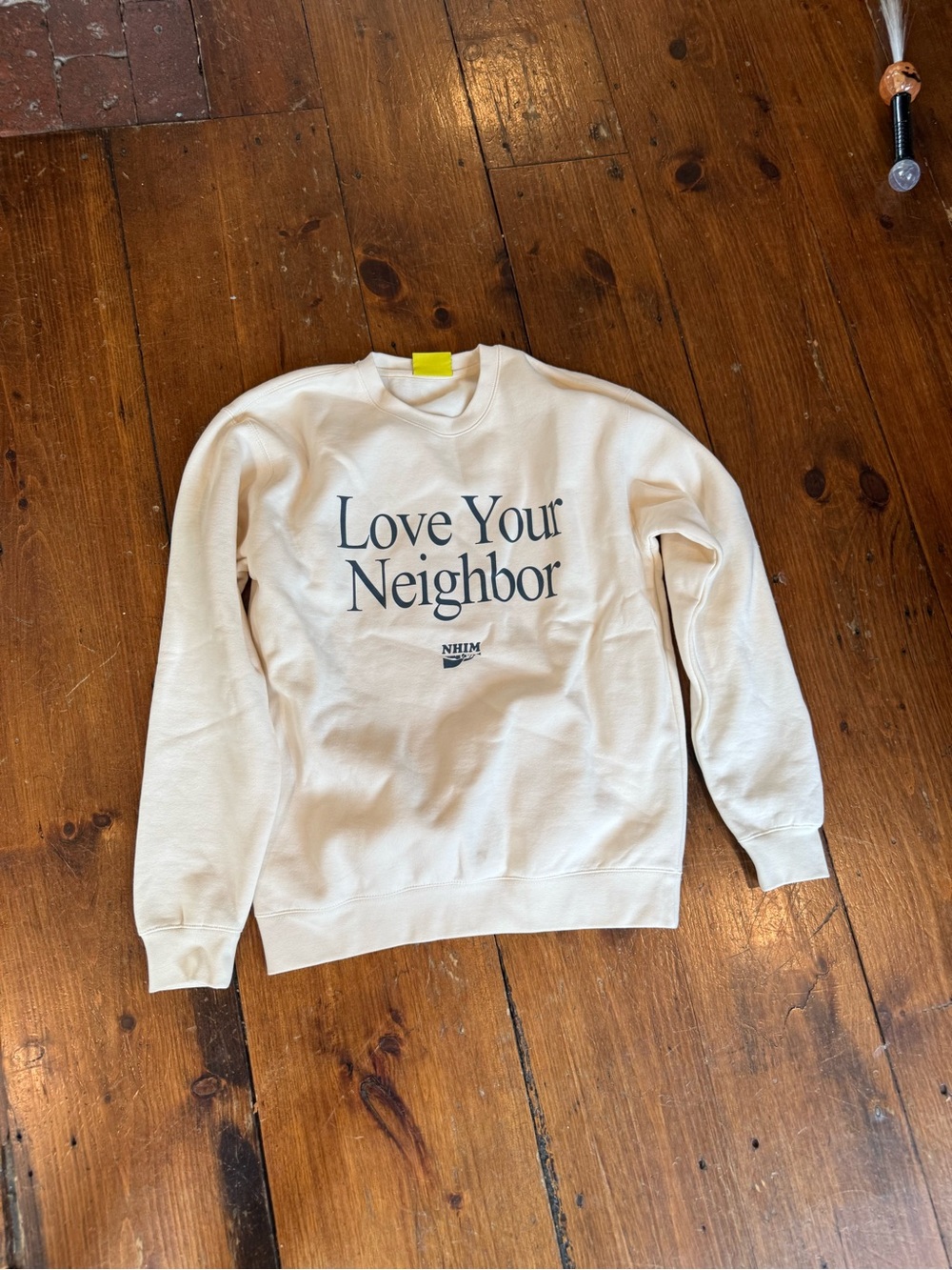 NHIM Apparel Love Your Neighbor Size M New Without Tags